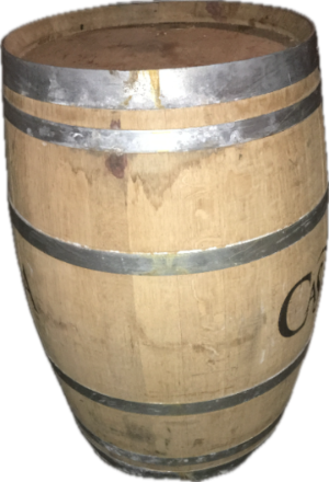 A cask standing in the bond